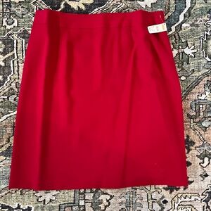 Talbot’s Red Skirt